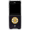 NHL Boston Bruins Distressed Galaxy Z Flip6 Clear Case